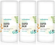 Mambino Organics Little Bottoms Diaper Balm, New & Improved Ointment Cream for Diaper Rash, Calendula - Oatmeal, Cruelty-Free, 0.63 Ounces (3 Pack)
