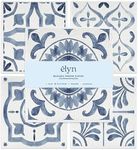 ELYN Swedish Dishcloths, Reusable & Washable Sponge Cloths, Absorbent Cleaning Paper Towels for Kitchen, Dishes, Counters and More, 5 Pack, Assorted Moroccan Pattern