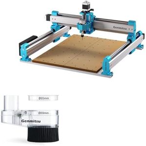 Genmitsu CNC Router Machine 4040-PRO for Woodworking Metal Acrylic MDF Nylon Cutting + 65mm & 69mm CNC Dust Shoe