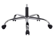 HIMAJI Steel Chrome (Spider) Gaming Chair Base | Gas Hydraulic Lift Cylinder (120 mm) | Twin Caster Wheel -26inch
