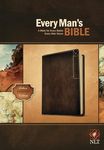 Every Man's Bible NLT, Deluxe Explorer Edition (LeatherLike, Brown)