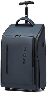 Rolling Backpack, Waterproof Backpack with Wheels for Business College Student Commuter, Carry on Backpack with Laptop Compartment, Fit 15.6 Inch Laptop, Wheeled Backpack for Adults