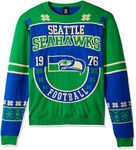 Seattle Seahawks Cotton Retro Sweater Medium