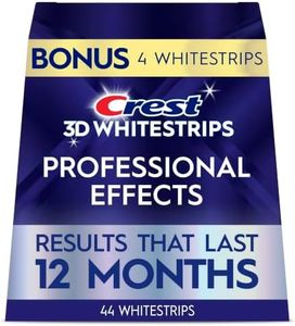 Crest 3D Whitestrips Professional Effects – Teeth Whitening Kit, 22 Treatments (20 + 2 Bonus), Each with 1 Upper/1Lower, 44 Strips – Crest 3DWhite Teeth Whitening Strips