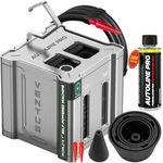 AutoLine Pro Automotive Ventus Smoke Machine Leak Tester EVAP Vacuum - World's #1 Self-Powered Li-Ion Battery Unit - OEM Odorless Fulid Lasts 500 Tests - Built-in Air Compressor - Cone Cap Plugs