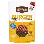 Rachael Ray Nutrish Burger Bites Dog Treats, Beef Burger with Bison Recipe, 3 Oz. (Pack of 8)