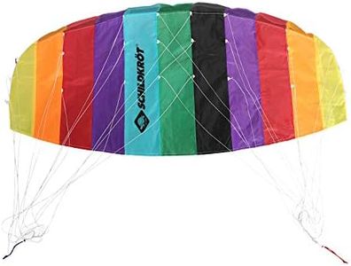 Schildkröt Dual Sport Kite 1.3, Two-Line Steering Foil, 8 Years, 55x125cm, Incl. 25 kp Polyester Cords, 2x25m on Winder, 3-6 Beaufort Scale, 970450, Multi-Coloured