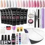 PHOENIXY Poly Nail Gel Kit, 8 Pcs P