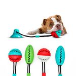 ZOBBINZ Updated Interactive Dog Chew Toys with a Powerful Suction Cup for Hours of Teething, Tug-of-War, Chewing, IQ Training, Feeding, and Fun, Perfect for Puppies of All Breeds