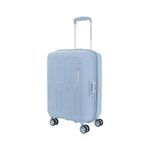 American Tourister Ivy 2.0-8 Wheel, 79 CM Large Hard PP Check-in Suitcase for Travel/Trolley Bag for Travel/Travel Bag with Combination Lock & Smooth Sliding Double Wheel - Blue Frog