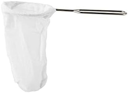 Thai Tea Filter (3 Inches) Reusable Traditional Thai style, Coffee/Tea Strainer, Cloth Tea Filter, Muslin Cloth Strainer, Made in Thailand