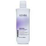 Kenra Violet Conditioner | Eliminates Brassy Tones | Purple Pigment + Deposit | Neutralizes Yellow | Moisturizes Processed Hair | Enhances Vibrancy of Blonde or Gray Hair | Color Safe | 10.1 fl. oz.