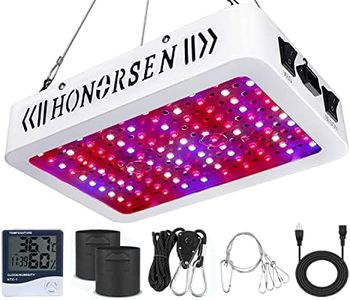 HONORSEN 1000W LED Grow Light Full Spectrum Double Switch Plant Light for Hydroponic Indoor Plants Veg and Flower (10W LEDs 100Pcs)