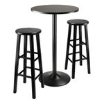 Winsome Wood Obsidian Pub Table Set