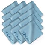 Care Touch Microfiber Cleaning Cloths, 12 Pack - Cleans Glasses, Lenses, Phones, Screens, Other Delicate Surfaces - Large Lint Free Microfiber Cloths - 6"x7"