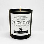 Wanky Candle Novelty Birthday Gift Rude Funny Some People are Like Clouds WCBJ04