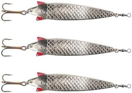FFT 3 x 23g TOBIE TOBY SPINNER LURE MACKEREL BASS COD PIKE SEA FISHING