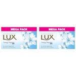 LUX International Creamy Perfection Plus For Smooth Fragrant Skin with White Rose And Swiss Moisturizer bathing Soap | For Glowing Skin | 500 g (4 x 125 g) (Pack of 2)