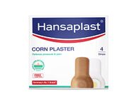 Hansaplast Corn Plaster Strips, Corn Removal Plaster for foot | 4 strips in each pack, Pack of 10 strips