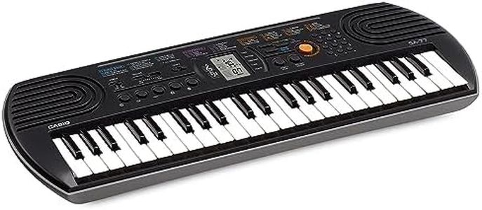 Casio 44 Note Mini Key Musical Keyboard, Black/Grey, (SA77)