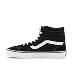 Vans Men's Filmore Hi Sneaker, (Suede/Canvas) Black/White, 8 UK