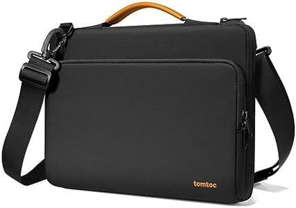 tomtoc 360 Protective Laptop Shoulder Bag for 15.6 Inch Lenovo IdeaPad Gaming 3, Acer Nitro 5 Gaming Laptop, ASUS 15.6-16 Inch ASUS Strix G16/G15, Dell XPS 17, Water-Resistant Accessory Carrying Case