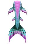 FOLOEO Mermaid Tails for Swimming, No Monofin and Tail Support Plate, Mermaid Costume Girls Swimsuit for Adult & Teen