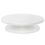 Ateco 608 Revolving Cake Decorating Stand, 11" Round, Food-grade Plastic Base & Top