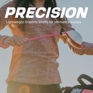 PreciseGolf Co. Ladies Golf Club Set – Right-Handed, Pink, Complete