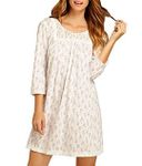 Carole Hochman Women's Grape Vines Short Gown, Grape Vines, L