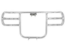 WHEETOYKART Round Airfly Leg Guard Crash Bar for Bike Enfield Thunderbird, Electra and Classic (Chrome)