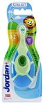 Jordan Step 1 Baby Toothbrush, 0-2 Years, Soft Bristles, BPA Free (2 Pack / Colors May Vary))