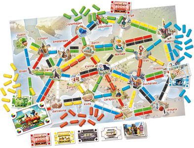 Ticket To Ride First Journey Europe Board Game – Family Edition