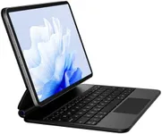 riwezox iPad Pro M4 11 Inch Case with Keyboard (2024), Magic Keyboard Case for iPad Pro 11 inch (5th Gen), iPad Pro 11 M4 Keyboard Case, Multi-Touch Trackpad, Easy-Set Magnetic Stand, 1.5lbs-Black