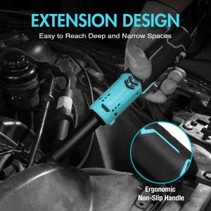 DURATECH 12V Cordless Ratchet Wrench 3/8" – 60Nm Torque, LED, Tool Bag