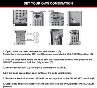 Master Lock XL Key Safe – Extra Large Outdoor Key Storage Box