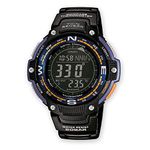 Casio Men's SGW-100-2BCF Twin Sensor Digital Display Quartz Black Watch, Blue/Black, 3T, Digital,Smart Watch