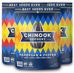 Chinook Seedery Roasted Sunflower Seeds - Jumbo Seeds Keto Snacks - Best For Snack Packs - Gluten Free, Non GMO Snack Food Gifts - 4 Ounce (Pack of 3) - Chinook Faves Variety Pack