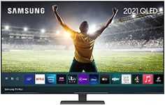 Samsung 75 Inch Q80A QLED 4K Smart TV (2021) - HD QLED TV With Wide Viewing Angle Boundless Screen, Alexa Built In, Smart TV Streaming, 100% Colour Volume Picture, Ultrawide Game View - QE75Q80AATXXU