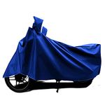 Autofy Newly Launched Universal Bike Cover UV Protection & Dustproof Bike Body Cover for Two Wheeler Bike Scooter Scooty Activa (Blue)