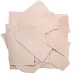 2 LBS Veg Tan Leather Natural Color Scraps. 7/10oz (2.8-4.0mm) Thickness. (Heavyweight Natural Veg Tan - 2 LBS)