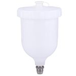 600ml Spray Gun Pot Gravity Feed Plastic Paint Cup for D-evilbiss GTI/T-EKNA Pro Pri FLG