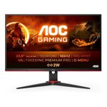 AOC Gaming 24G2SAE - 24 Inch FHD Gaming Monitor, 165Hz, VA, 1ms MPRT, FreeSync Premium , Low input Lag, Speakers, Shadow Control (1920 x 1080 @ 165Hz, 350 cd/m² , HDMI 1.4 x 2 / DisplayPort 1.2 x 1)