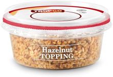 Tropgo Hazelnuts Topping 150g - Hazel Nuts in Resealable and Recyclable Tub - Great for Snacks, Smoothies, Baking, and Cooking - Non GMO Ground Hazelnuts