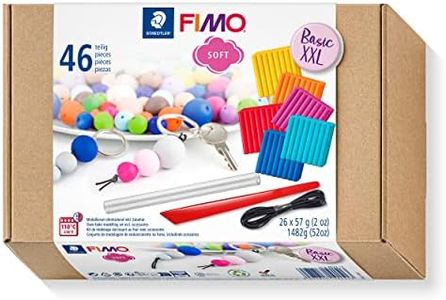 FIMO Staedtler Soft Basic Clay 46-Pieces Set, XX-Large