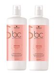 Schwarzkopf Pack of 2 Schwarzkopf BC Peptide Micellar Shampoo 1000 ml