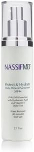 NassifMD Protect and Hydrate SPF44 | Universal Tinted Moisturizer SPF | BB Cream Tinted Moisturizer with SPF | Whipped Sunscreen with Hyaluronic Acid