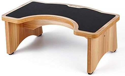 StrongTek Squatting Toilet Stool, Wood Bathroom Step Stool Squat with Anti Slip Layer, Adults and Elders, Potty Training for Adult, Portable, Sturdy, 350 lbs Capability, No Installation