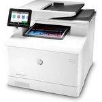 HP Color LaserJet Pro M479fdn Multifunction Printer with Fax Copy Scan For Teams up to 10 Users - White - W1A79A#B19-BD