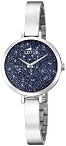 Lotus Watches Reloj Análogo clásico para Mujer de Cuarzo con Correa en Acero Inoxidable 18561/3